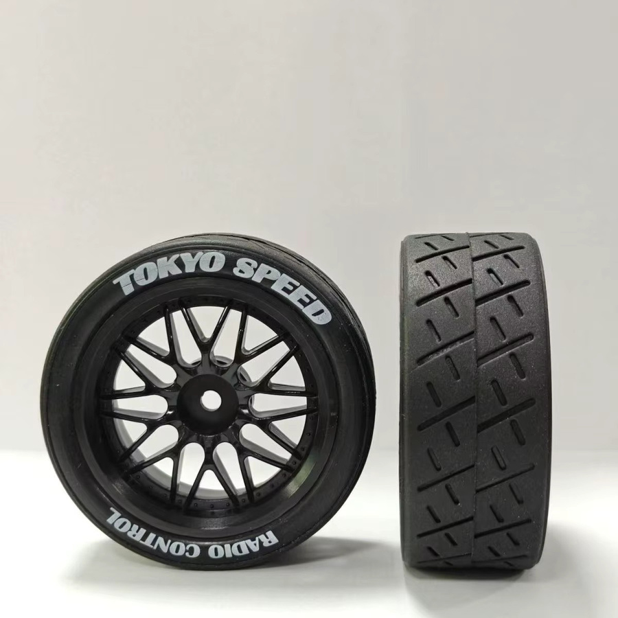 Tamiya Gummireifen mit 12 mm Sechskant, 4-teiliges Set - Bild 2