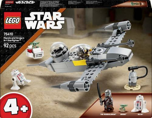 LEGO Star Wars The Mandalorian Mandos und Grogus N-1 Starfighter ab 4 Jahren