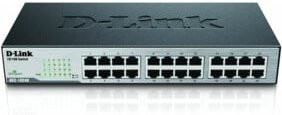 D-Link DES-1024D Ethernet Switch mit 24 Ports (10/100 Mbit/s) in Schwarz - Bild 2