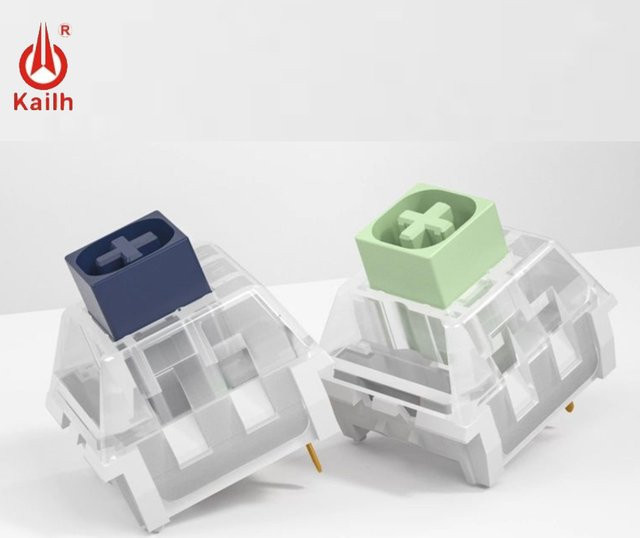 Kailh Box Jade Navy Mechanische Tastaturschalter Clicky Taktile MX 3-Pin Schalter für Custom Gaming Tastaturen RGB SMD - Bild 1