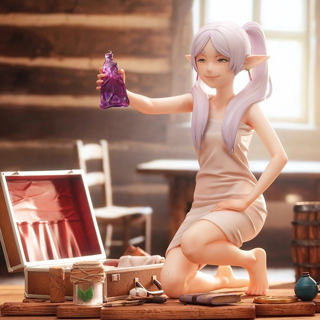 KONBORE Sousou no Frieren Frieren Action Figure, 11cm, Einzelfigur - Bild 1