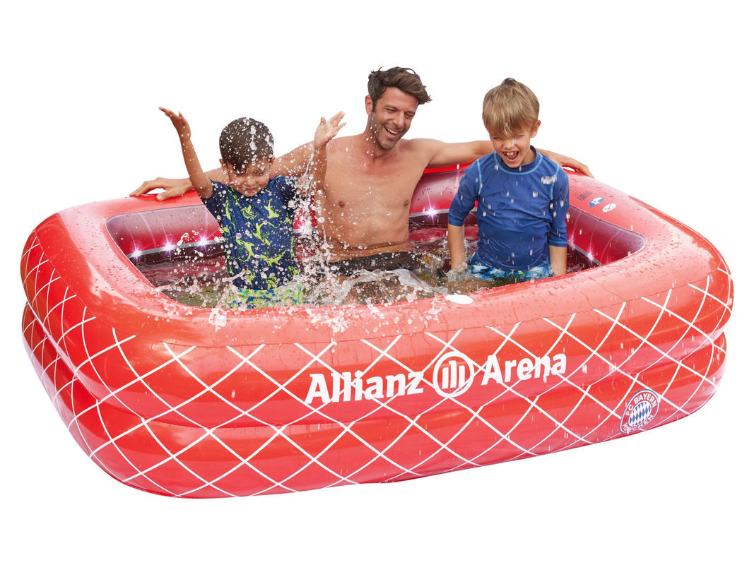 Happy People Planschbecken FC Bayern München Allianz Arena, rot, B/T/H: 200 x 150 x 50 cm - Bild 2
