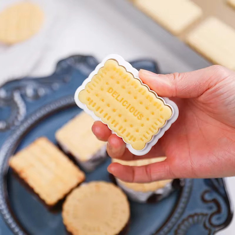 Multifunktionales Waffel-Cookie-Set zum Backen und Schneiden in Weiß - Bild 2