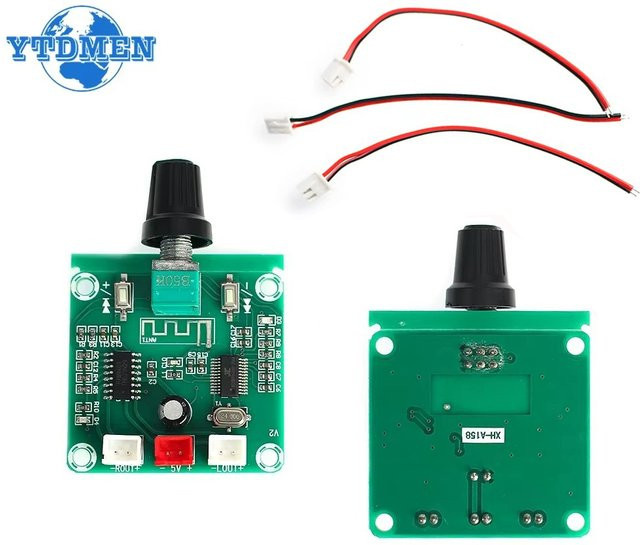 YTDMEN Bluetooth 5.0 Mini Digital Verstärkerplatine PAM8403 2x5W Stereo Zweikanal AMP in Grün - Bild 1