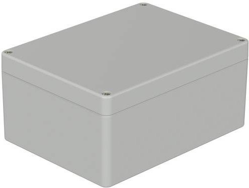 Bopla EUROMAS M Industrie-Gehäuse aus Polycarbonat in Lichtgrau RAL 7035, B/T/H: 160 x 120 x 75 mm - Bild 1