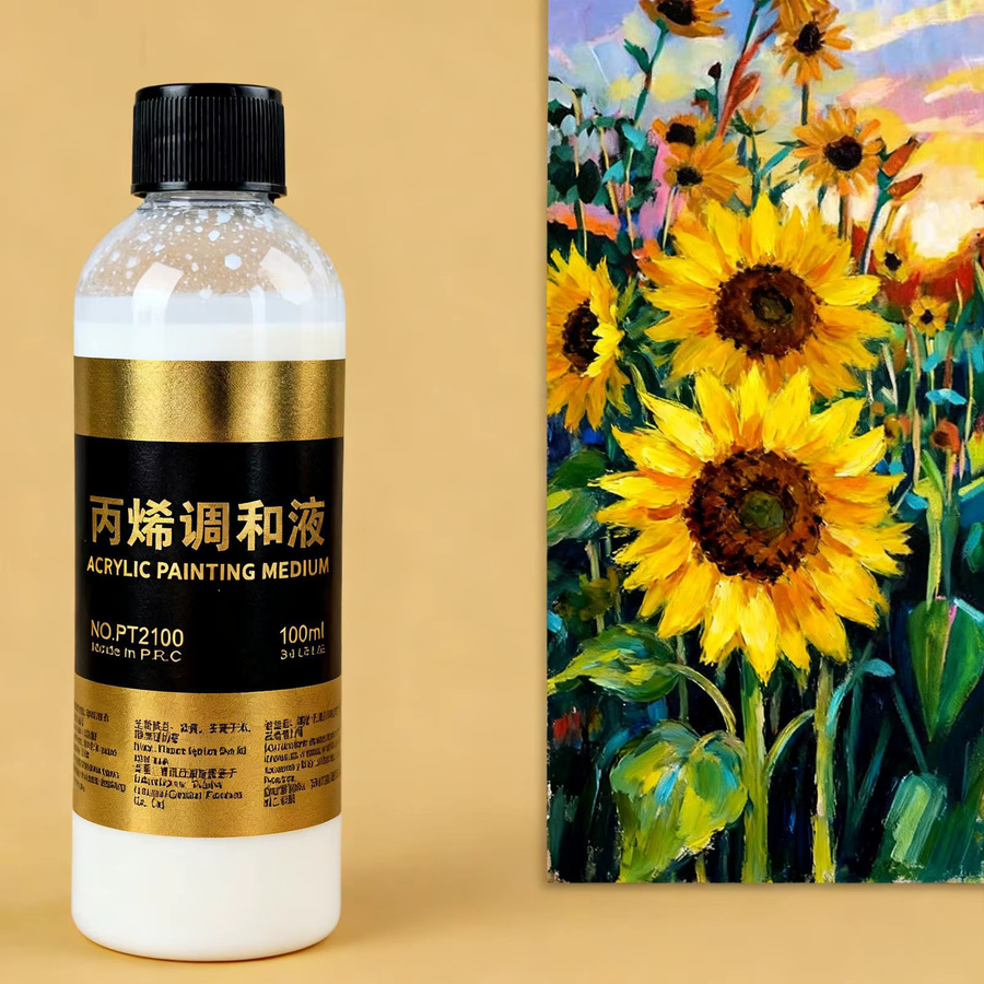 Transparentes Acryl-Flüssigmedium als Farbverdünner für Künstler und Profis, 100 ml - Bild 3