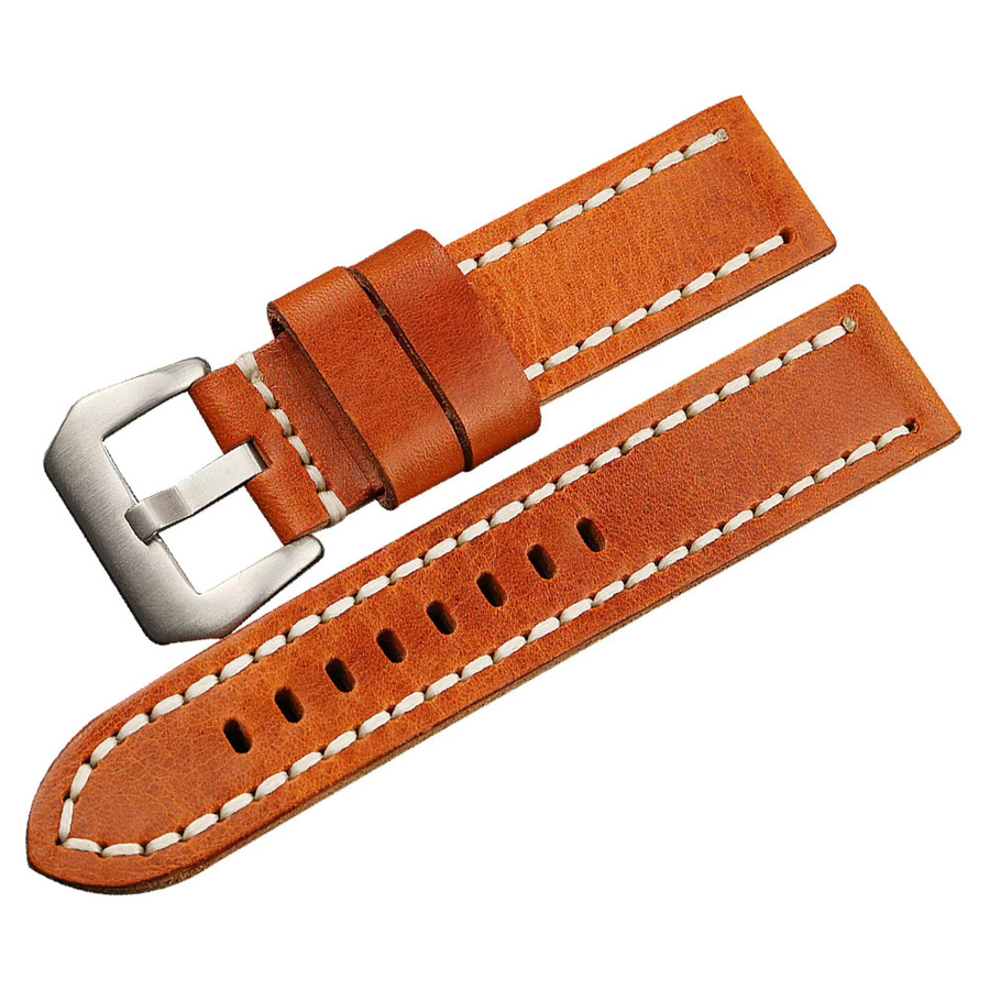 PSTARY Armband, Rindsleder, orange-gelb, Herren, Vintage - Bild 4
