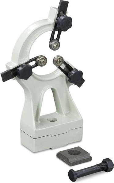 Holzstar feststehende Lünette für Drechselbank DB 1100 für lange Werkstücke, Grau - Bild 1