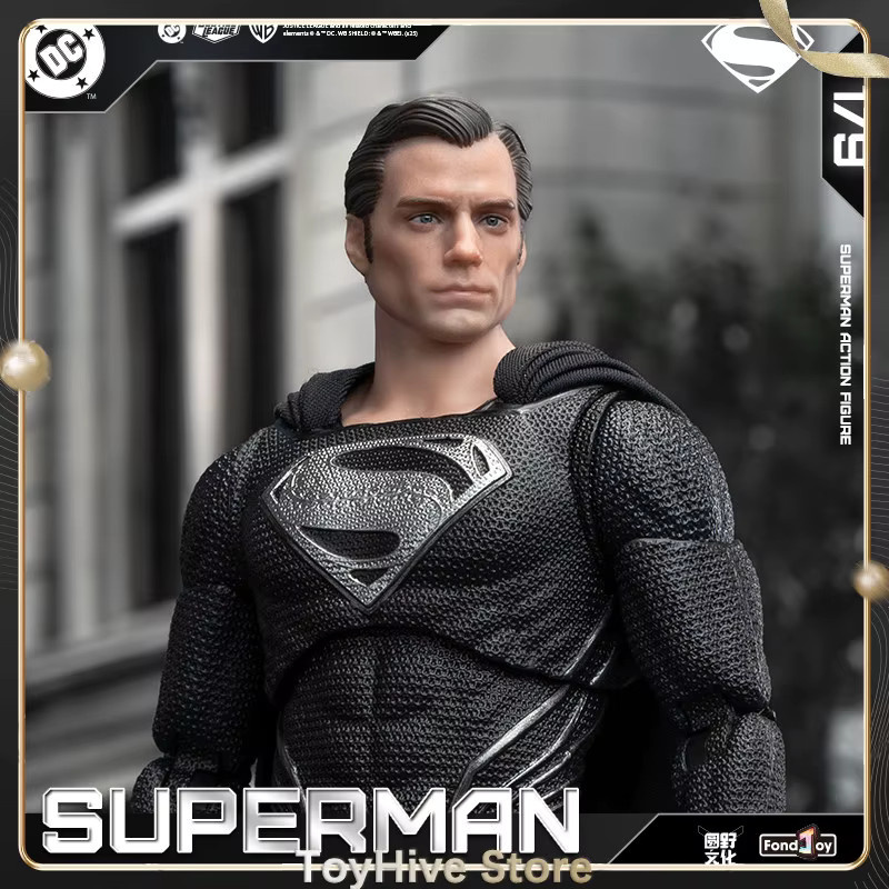 Fondjoy Superman 2.0 DC Justice League Figur, Schwarz, 1/9 Modell Puppe - Bild 2