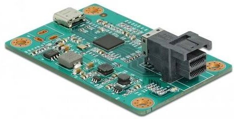 Delock Schnittstellen-Konverter USB Type-C zu SFF-8643 für U.2 NVMe SSD, USB 3.2 Gen 2, 64093 - Bild 1