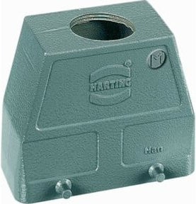 Harting Tüllengehäuse Han 10B-gg-M32 19300100427 in Grau - Bild 1