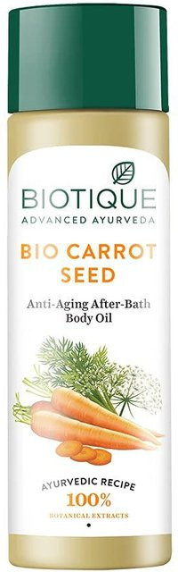 Biotique Karottensamen Anti-Aging Körperöl, 120 ml, mit Retinol - Bild 1
