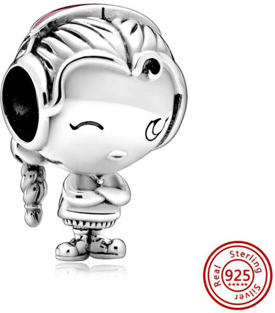 Lucky Star Jewelry Charm, 925 Silber, Roségold, Zirkonia, Damen - Bild 1