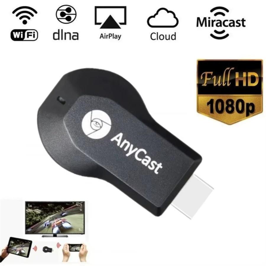 Maerknon M2 Plus TV Stick HDMI Dongle Empfänger in Schwarz für 4K UHD und 1080P mit WiFi, Miracast und Airplay zur Bildschirmspiegelung für iOS und Android - Bild 3
