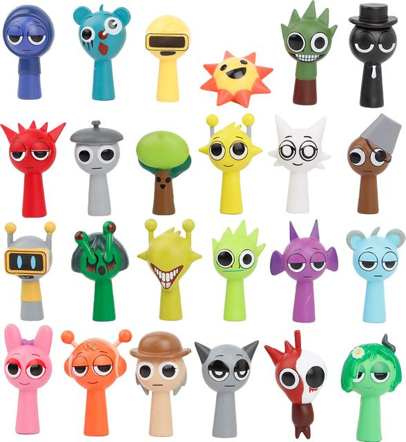 Bandai Sprunki Wenda, Actionfiguren, 24-teiliges Set - Bild 1