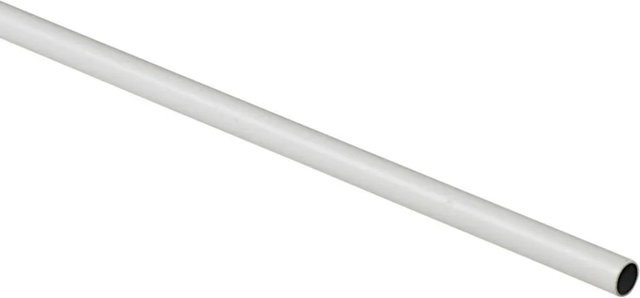 Hettich Schrankrohr rund aus Stahl in Weiß, Durchmesser: 2 cm, Länge: 60 cm - Bild 1