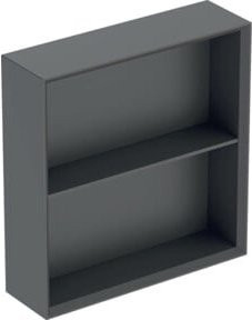 Geberit Wandregal quadratisch in Lava, B/T/H: 45 x 46,7 x 13,2 cm - Bild 1