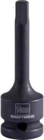 Kraftwerk 1/2 Zoll Innensechskant-Schlagstecknuss 14 mm in Schwarz - Bild 1