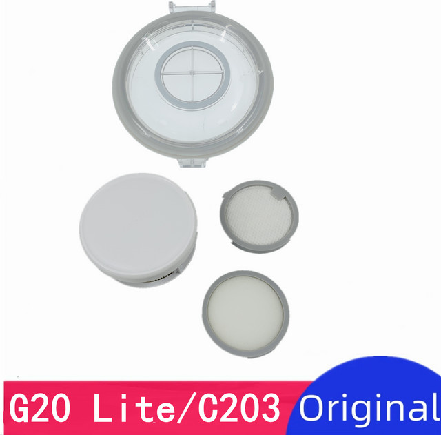Dreame Staubbehälter-Bodenabdeckung für Xiaomi G20 Lite und C203, transparent - Bild 1