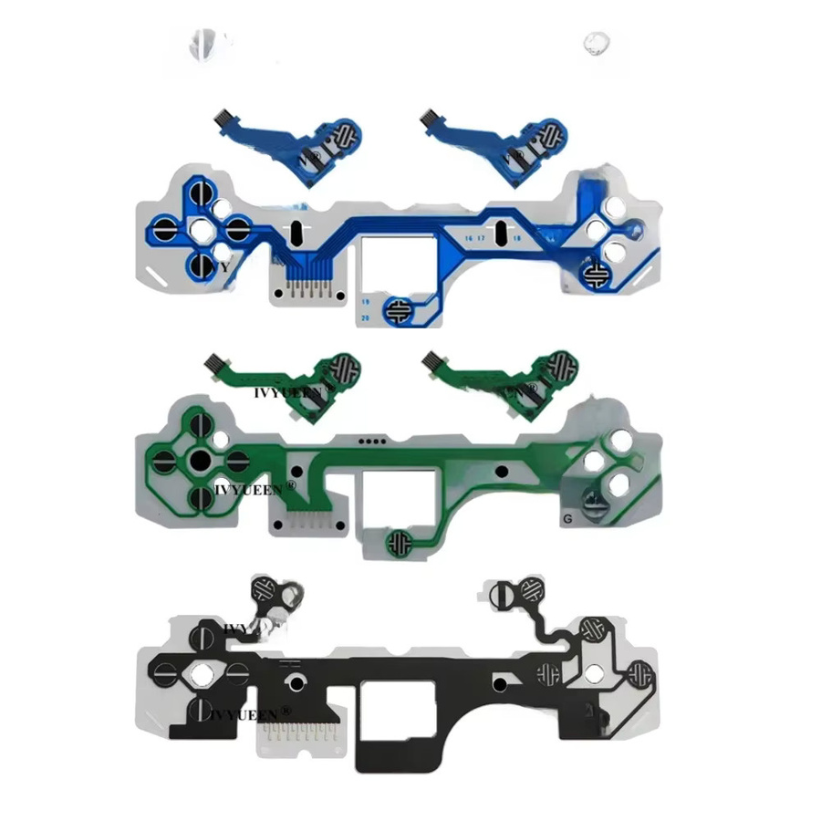 IVYUEEN 10 Stück leitfähige Folie für PlayStation 5 PS5 Dualsense V2 V3 Controller, flexibles Tastaturband BDM 010 020 030 - Bild 2