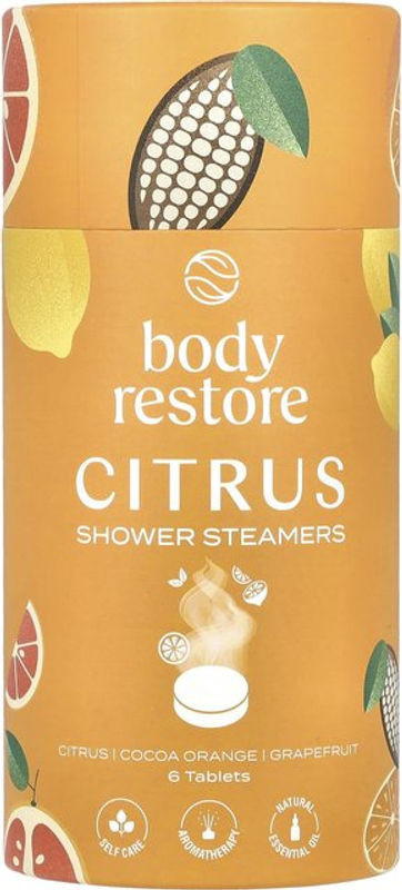 Body Restore Duschdampfer Citrus Orange, 6 Stück, 150 g - Bild 1