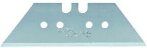 LUTZ BLADES Trapezklingen Standard aus Stahl, Silber, 10er Pack, B: 61 mm, H: 18,7 mm, T: 0,65 mm - Bild 1