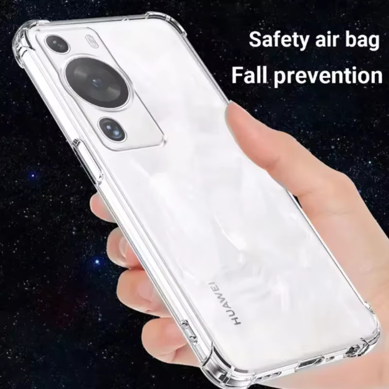 Staubdichte und stoßfeste TPU Handyhülle für Huawei P60, P60Pro, Pura 70 und Pura 70 Pro in Transparent - Bild 3