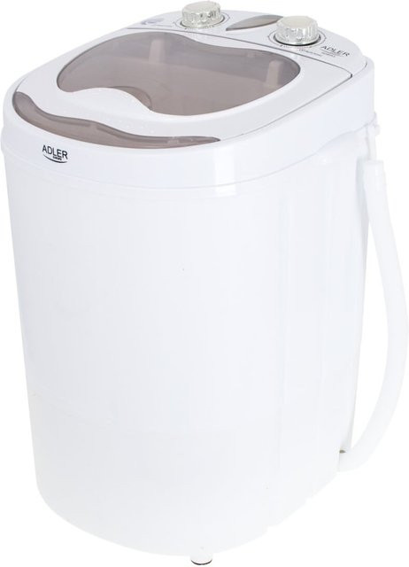 Adler AD 8055 Mini-Waschmaschine Toplader in Weiß mit 3 kg Waschkapazität - Bild 1