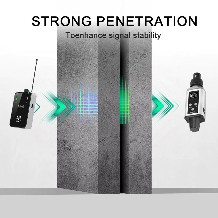 LMBGM AR9 In-Ear-Mono-Monitor mit 16 Signalkanälen und hochauflösendem TFT-Bildschirm - Bild 4