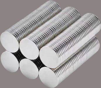 KePaQi Magnete, kreisförmig, 10-teiliges Set, Grau - Bild 1