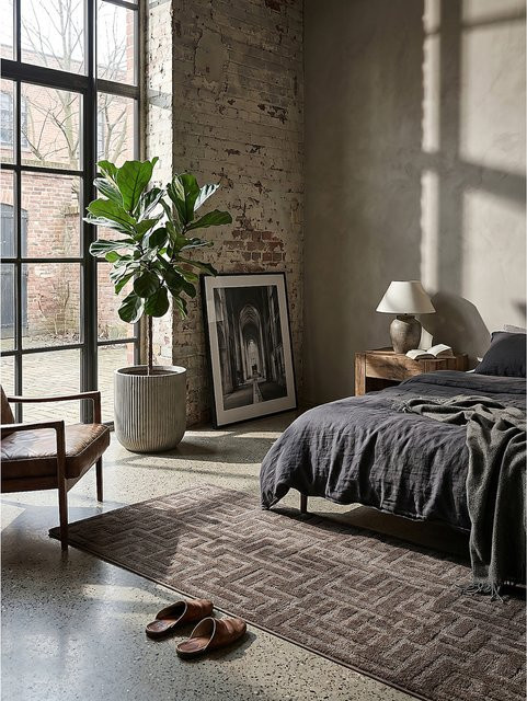Pflegeleichter Läufer Kadima Design in Braun B: 80 cm, L: 150 cm - Bild 1