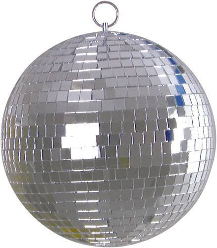 Eurolite Discokugel mit Motor in Silber und Transparent, Durchmesser: 20 cm - Bild 1