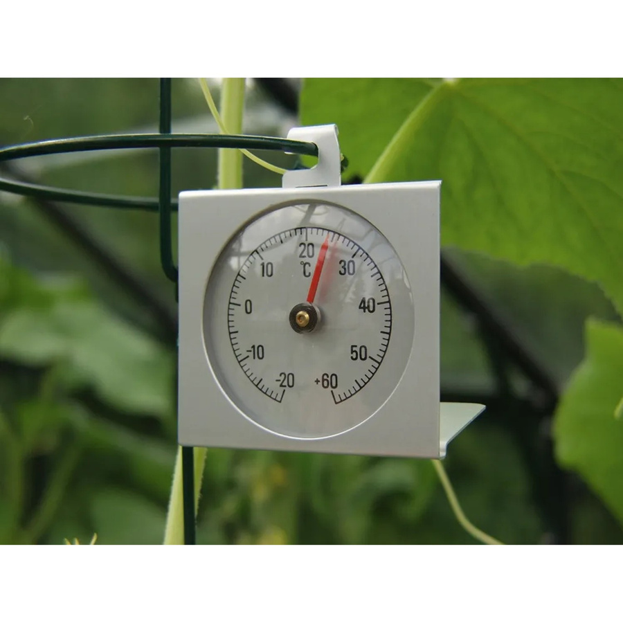 Vitavia Thermometer in Silberfarben für das Gewächshaus - Bild 2