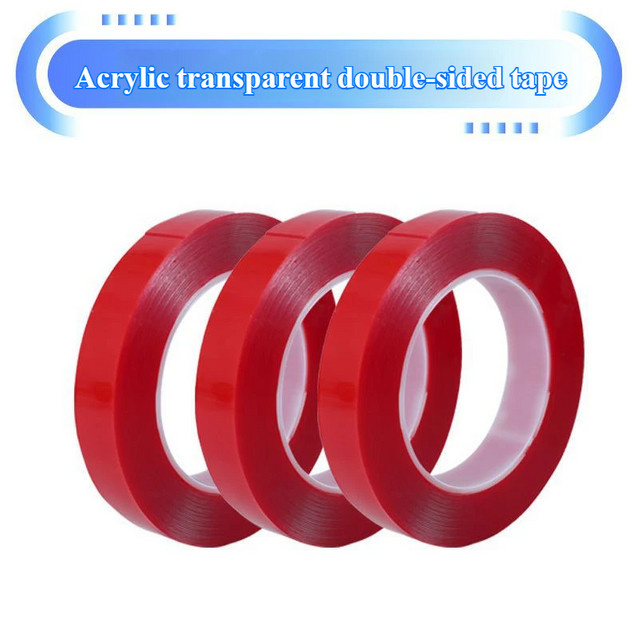 SCESSPACK Hitzebeständiges doppelseitiges Klebeband in Transparent, ideal für die Reparatur von Mobiltelefonen und LCD-Touchscreens - Bild 1