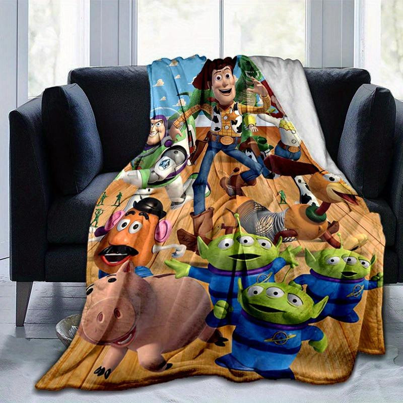 Toy Story Charaktere Flanellkuscheldecke Yun Heng Three, Mehrfarbig, B: 130 cm, T: 150 cm - Bild 5