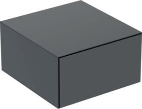 Geberit Seitenschrank One in matt-schwarz mit 1 Schublade, B/T/H: 45 x 24,5 x 47 cm - Bild 1