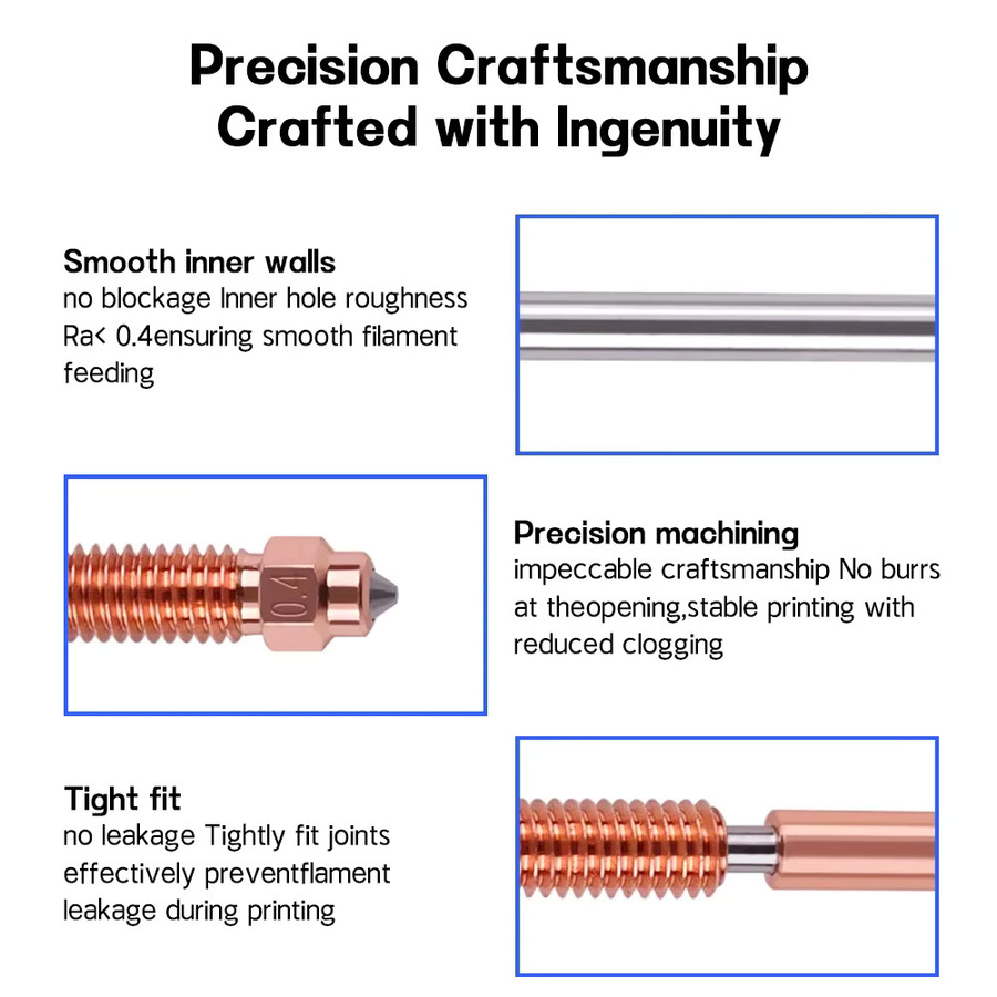 Creality Düsen-Kit für K2, K2 Plus und K2 Pro mit Schnellwechsel-Funktion aus Metall für Hi Hotend 3D-Drucker Zubehör - Bild 2