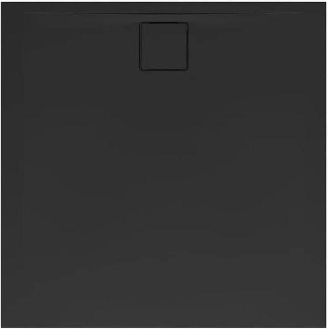 Swiss Aqua Technologies Duschwanne Quadratisch aus Gussmarmor in Schwarz, B/T: 90 x 90 cm - Bild 1