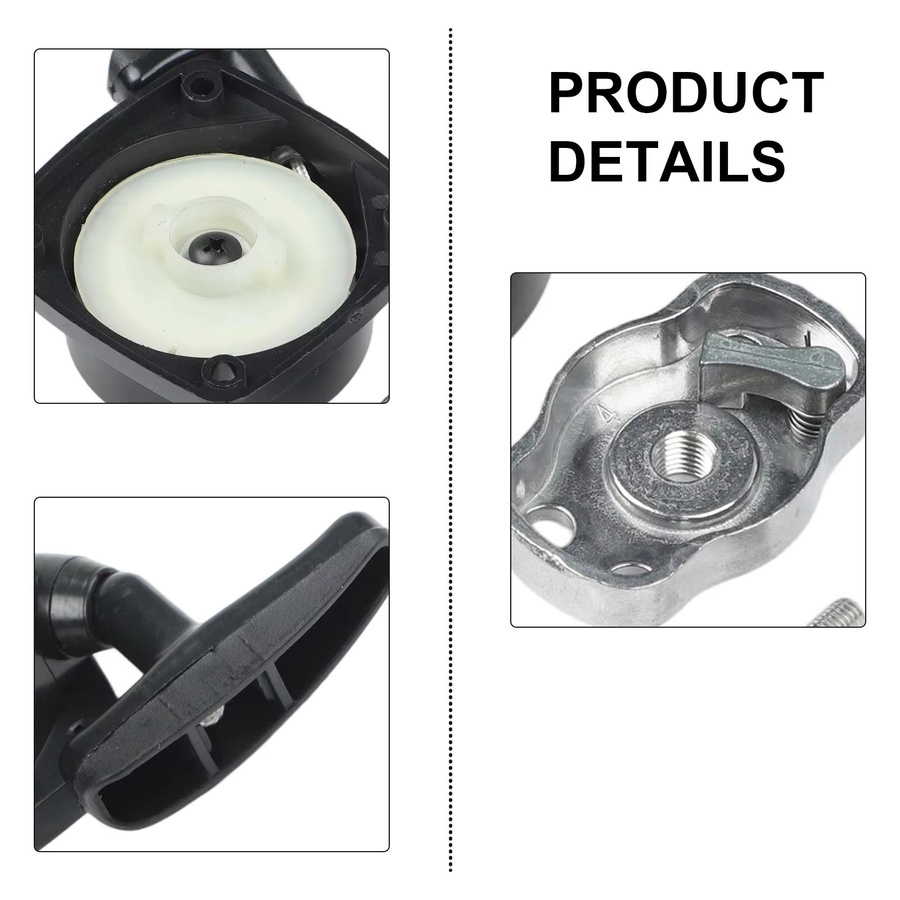 DAZZLEEX Rückstoßstarter-Zugsatz in Schwarz für EB260 1E34FB Benzin-Gebläsemotor und Freischneider Ersatzteile - Bild 3
