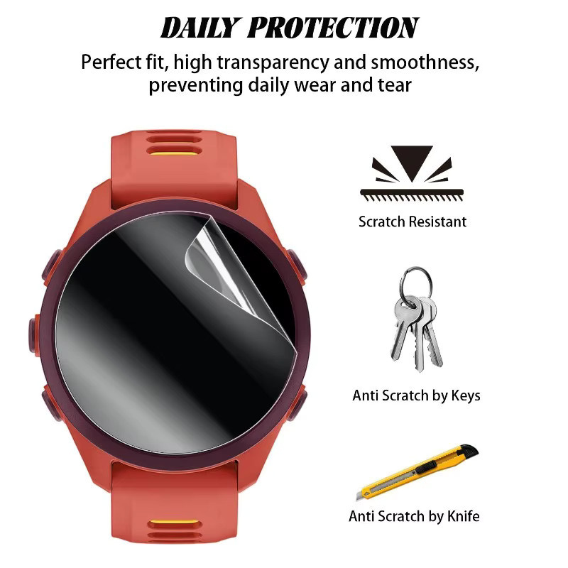 Garmin Displayschutz Hydrogel-Folie, transparent, TPU, Unisex - Bild 2