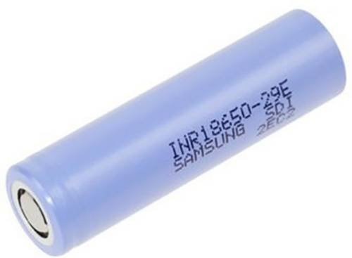 Samsung INR18650-29E Spezial-Akku Li-Ion 3.6V 2900 mAh Flat-Top - Bild 1