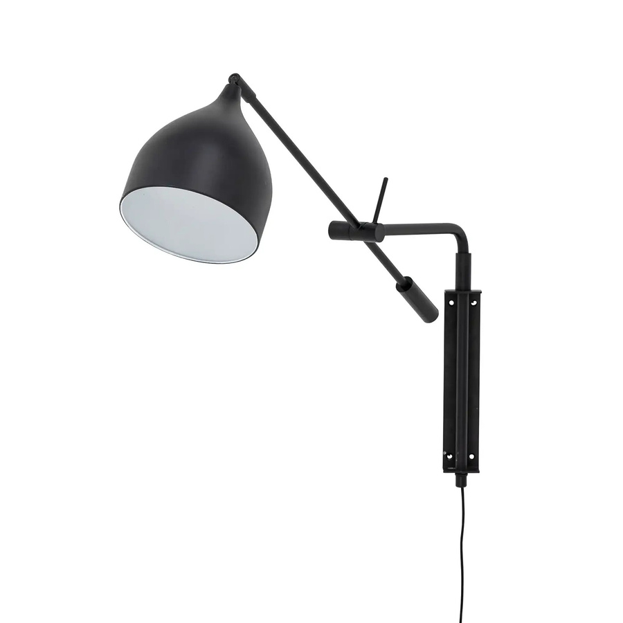 Bloomingville Wandleuchte Lyam aus Metall in Schwarz für Wohnzimmer und Schlafzimmer - Bild 1