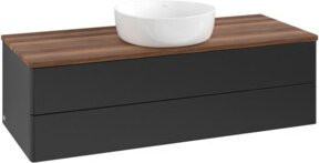 V&B Waschtischunterschrank Antao mit Beleuchtung ohne Frontstruktur, Farbe: Weiß oder Blau, B/T/H: 120 x 50 x 50 cm - Bild 1