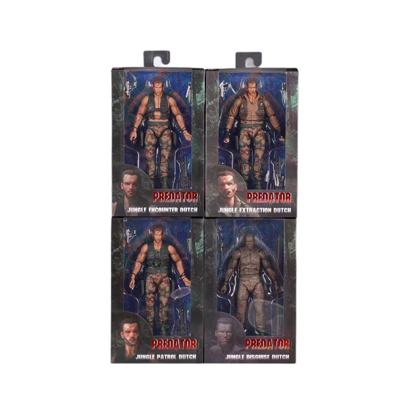 NECA Predator Dutch Jungle Encounter Disguise Patrol, Actionfigur - Bild 2