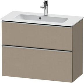 Duravit Waschtischunterschrank D-Neo Compact beige matt wandhängend B: 81 cm, T: 37,2 cm, H: 62,5 cm - Bild 1