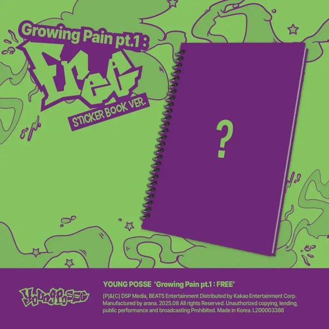 Growing Pain Pt.1, YOUNG POSSE, CD, Stickerbuch-Version - Bild 1