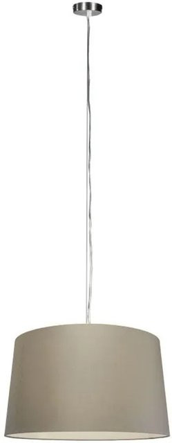 QAZQA Moderne Hängelampe Cappo 1 aus Stahl in Taupe und Beige mit 45 cm Durchmesser und E27 Fassung - Bild 1