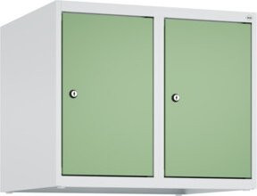 C+P Aufsatzschrank 7035/6011 mit Zylinderschloss und 2 Abteilen, B/T/H: 50 x 60 x 50 cm - Bild 1