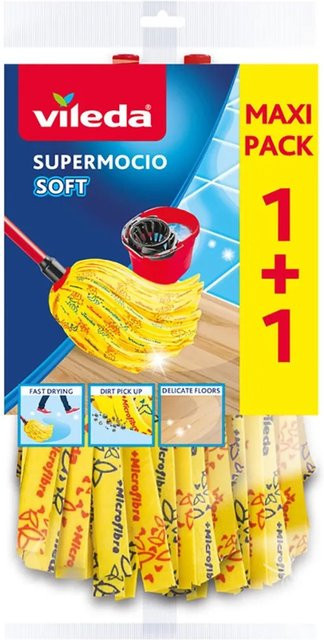 Vileda SuperMocio Soft Wischmop Ersatzaufsatz 2er Pack - Bild 2