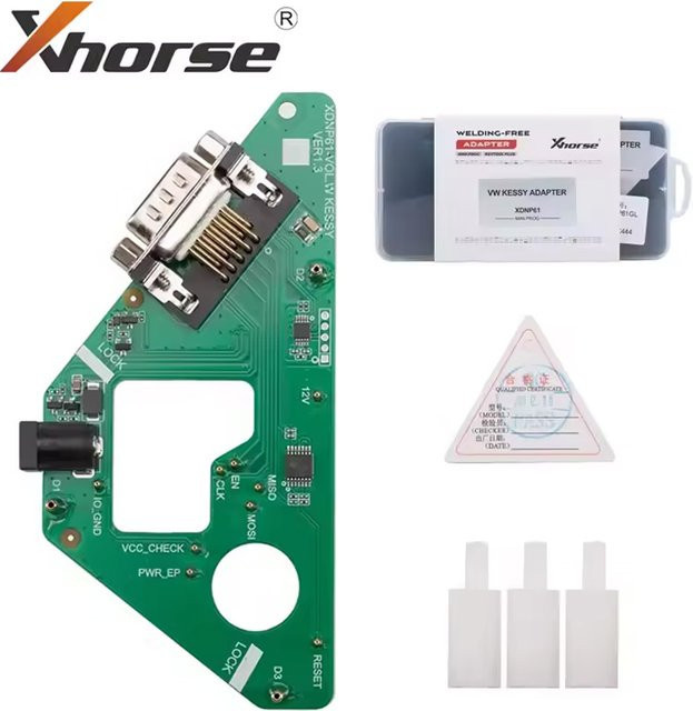 Xhorse XDNP61GL lötfreier Adapter für VW KESSY 4. IMMO System in Grün, kompatibel mit Schlüsselwerkzeug Plus und Pad Multi Prog zum Lesen von IMMO Daten - Bild 1